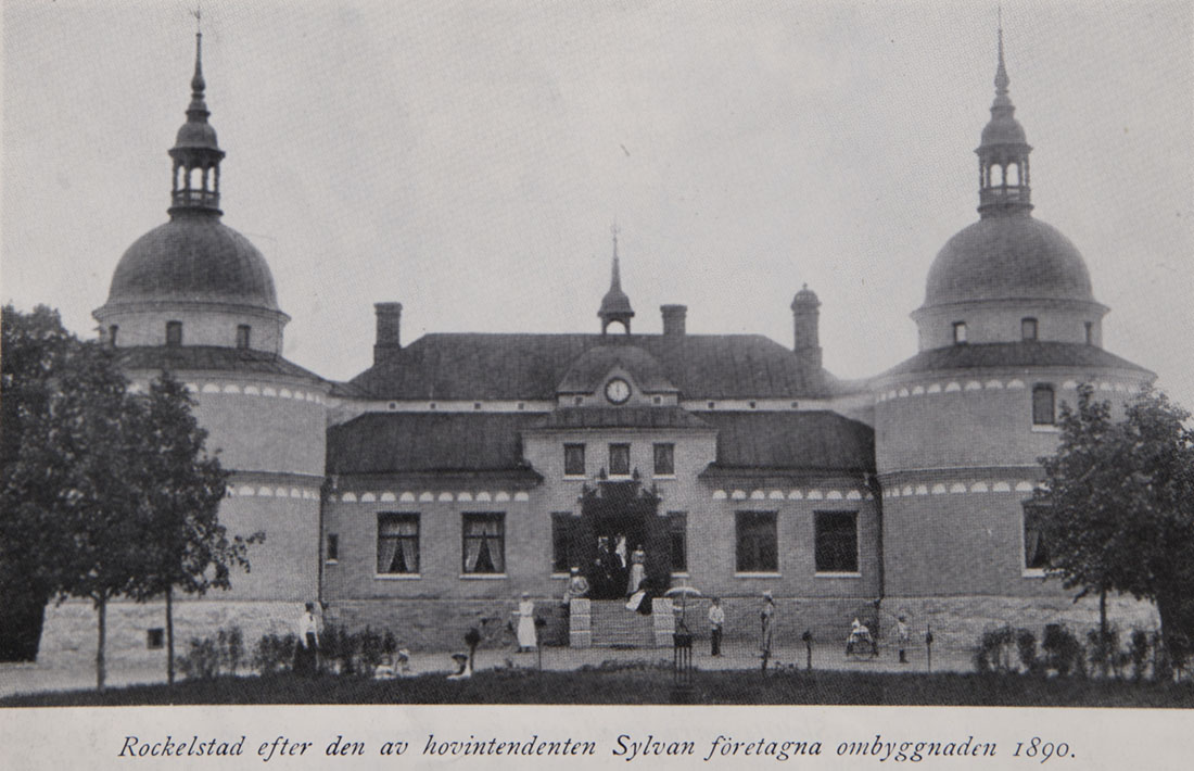 Rockelstad Slott  efter den av Sylvan företagna ombyggnaden år 1890
