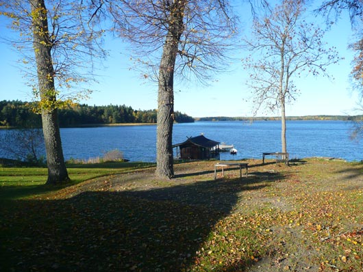 Utsikt över sjön Båven
